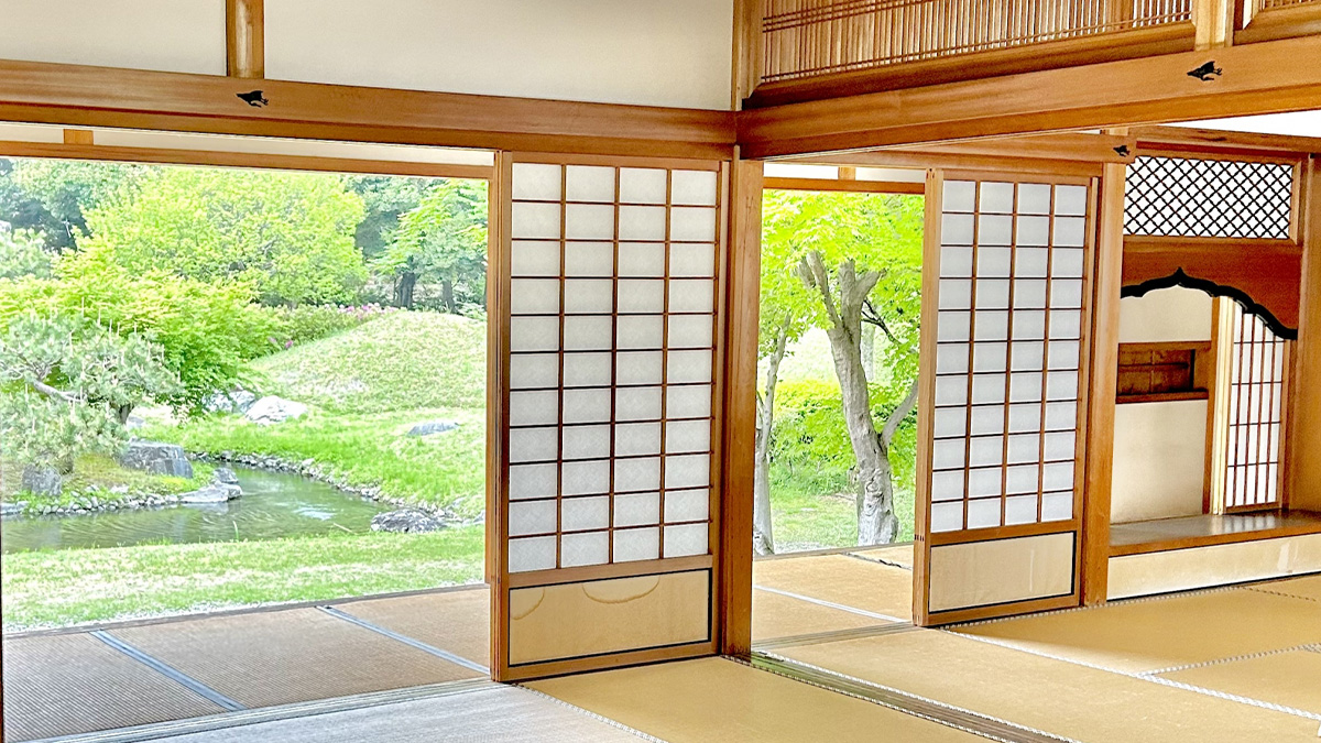 和室の障子と鴨居